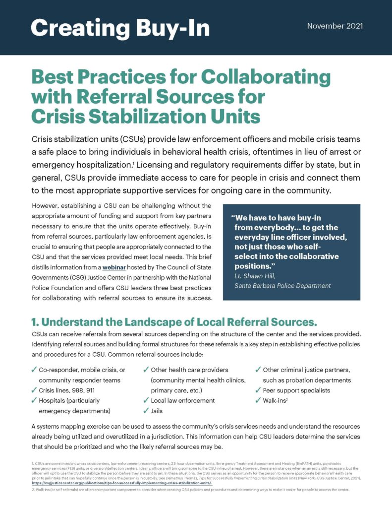 Best Practices For Collaborating With Referral Sources For Crisis