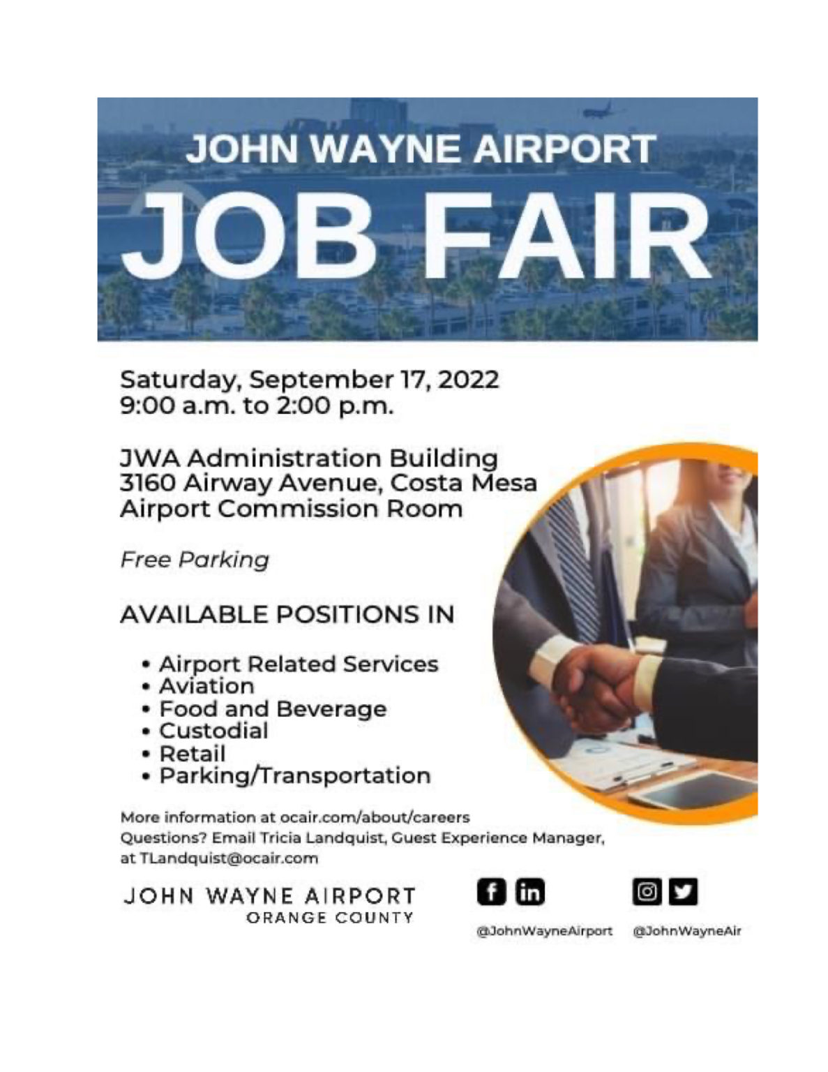 JWA Job Fair 9-17-22 - Chapman University | Transition CA