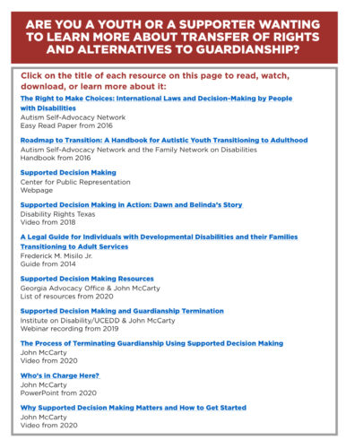 Guardianship Resource List Remediated - Chapman University | Transition CA